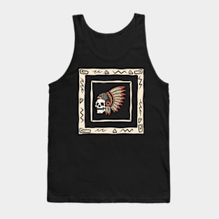 Indian skull Tank Top